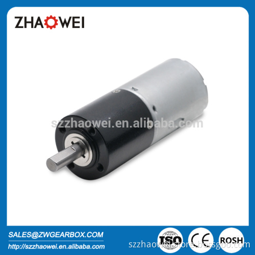 22mm high stability planetary geared brush dc motor for printer